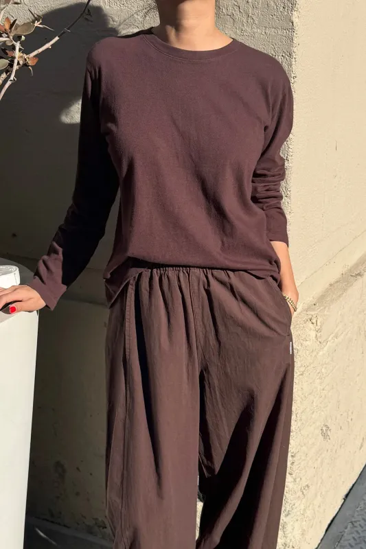 Foundation Long Sleeve Tee - Dark Cacao made by Le Bon Shoppe