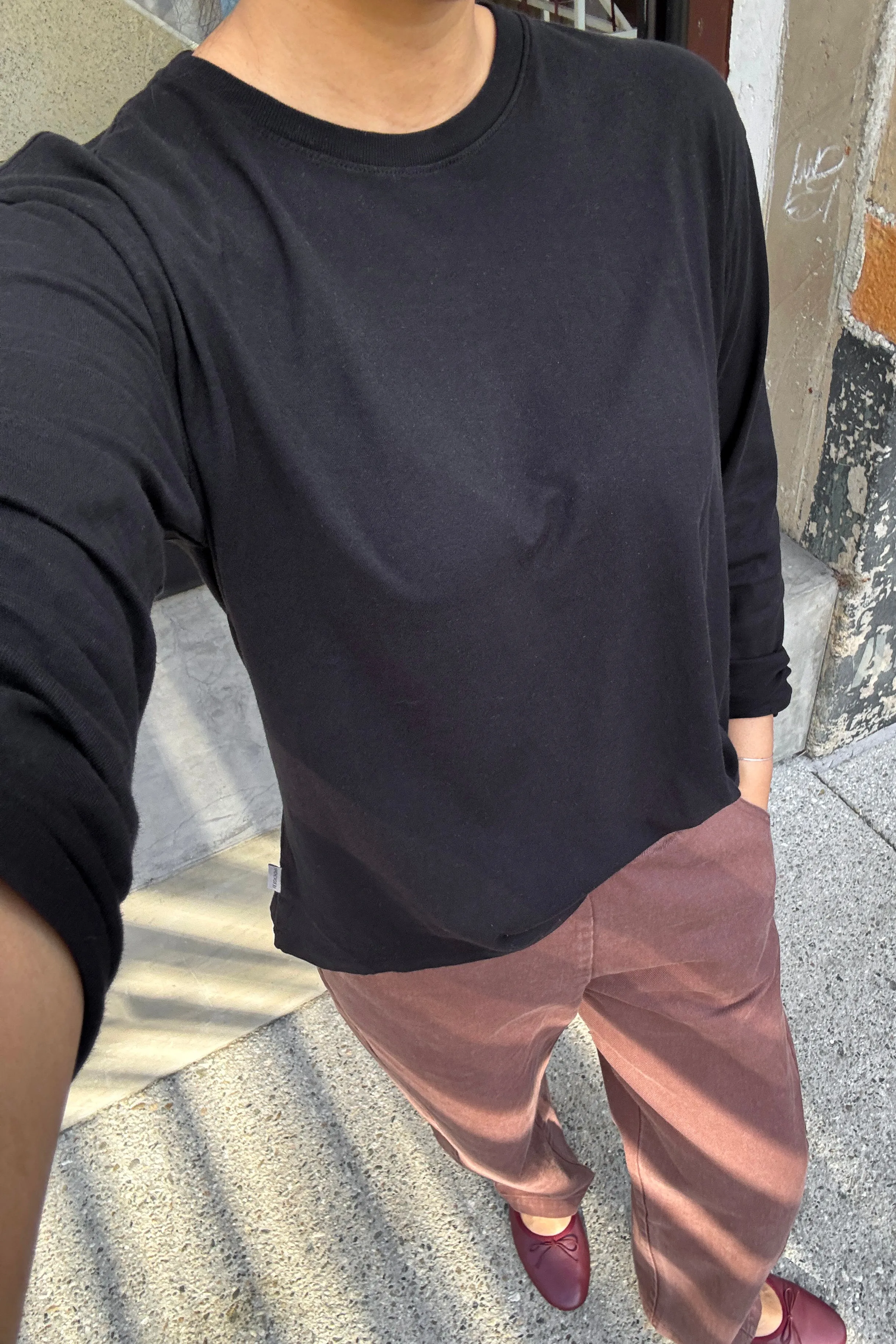 Foundation Long Sleeve Tee - True Black sold by Le Bon Shoppe product image thumbnail 2