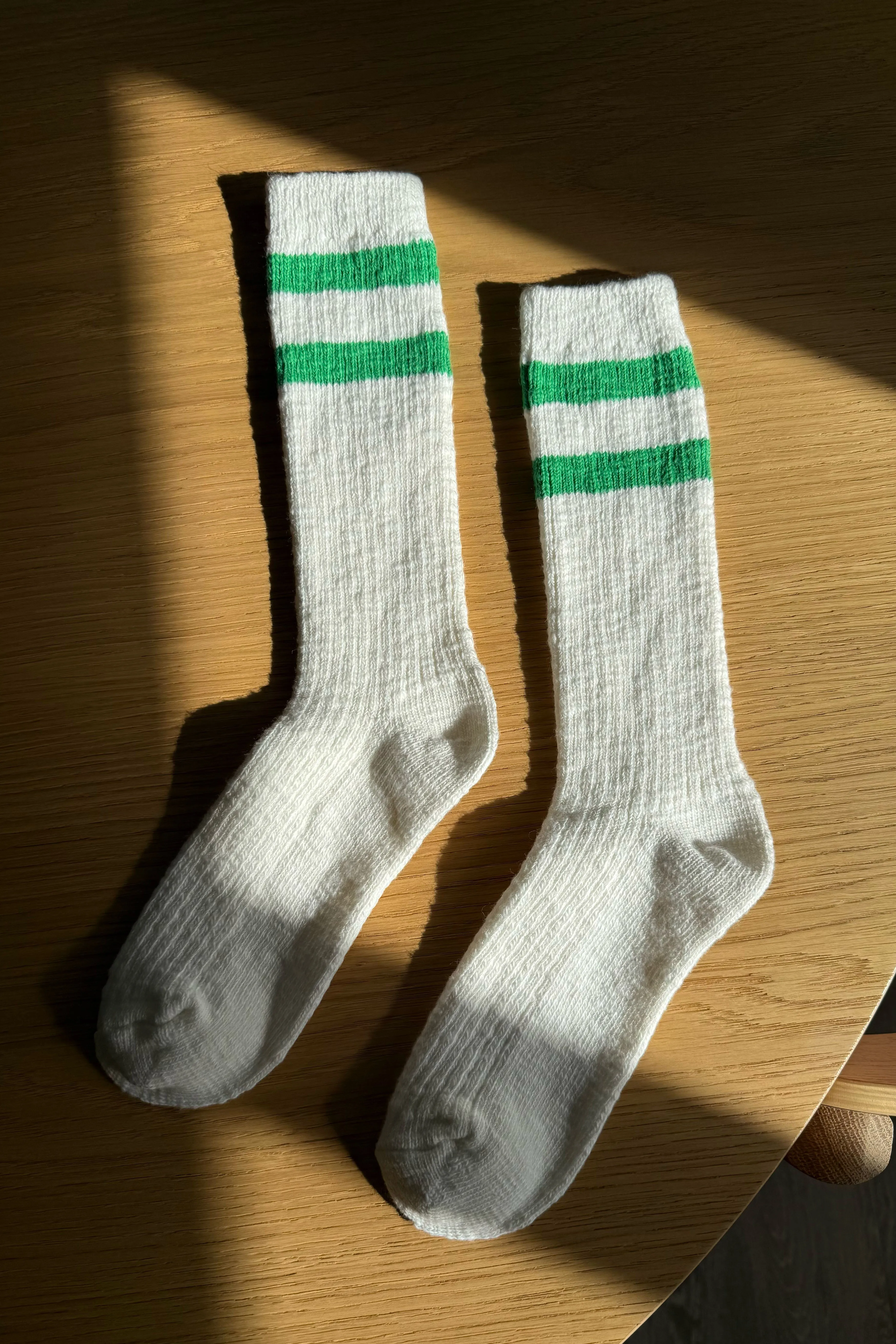 Cottage Varsity Socks - Green Varsity sold by Le Bon Shoppe product image thumbnail 3
