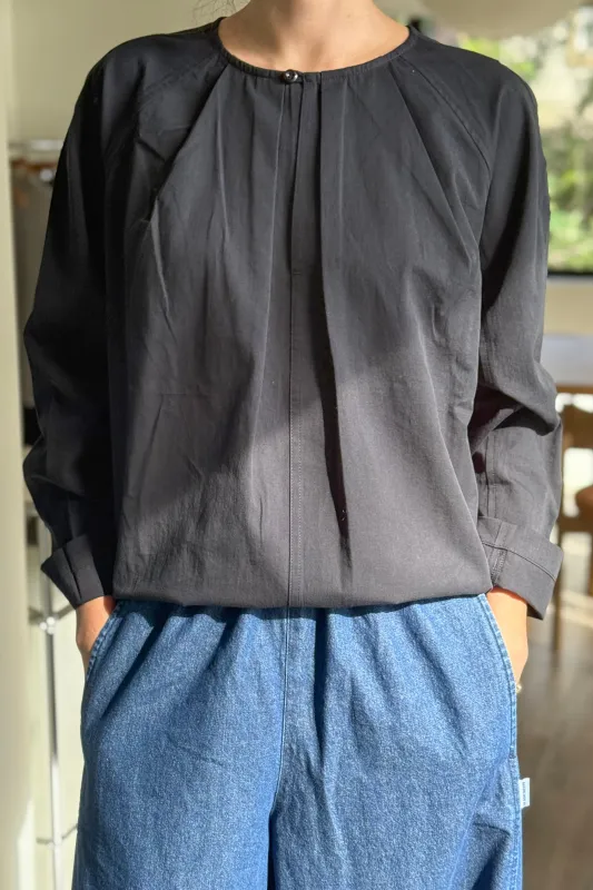 Julienne Long Sleeve Top - Black sold by Le Bon Shoppe