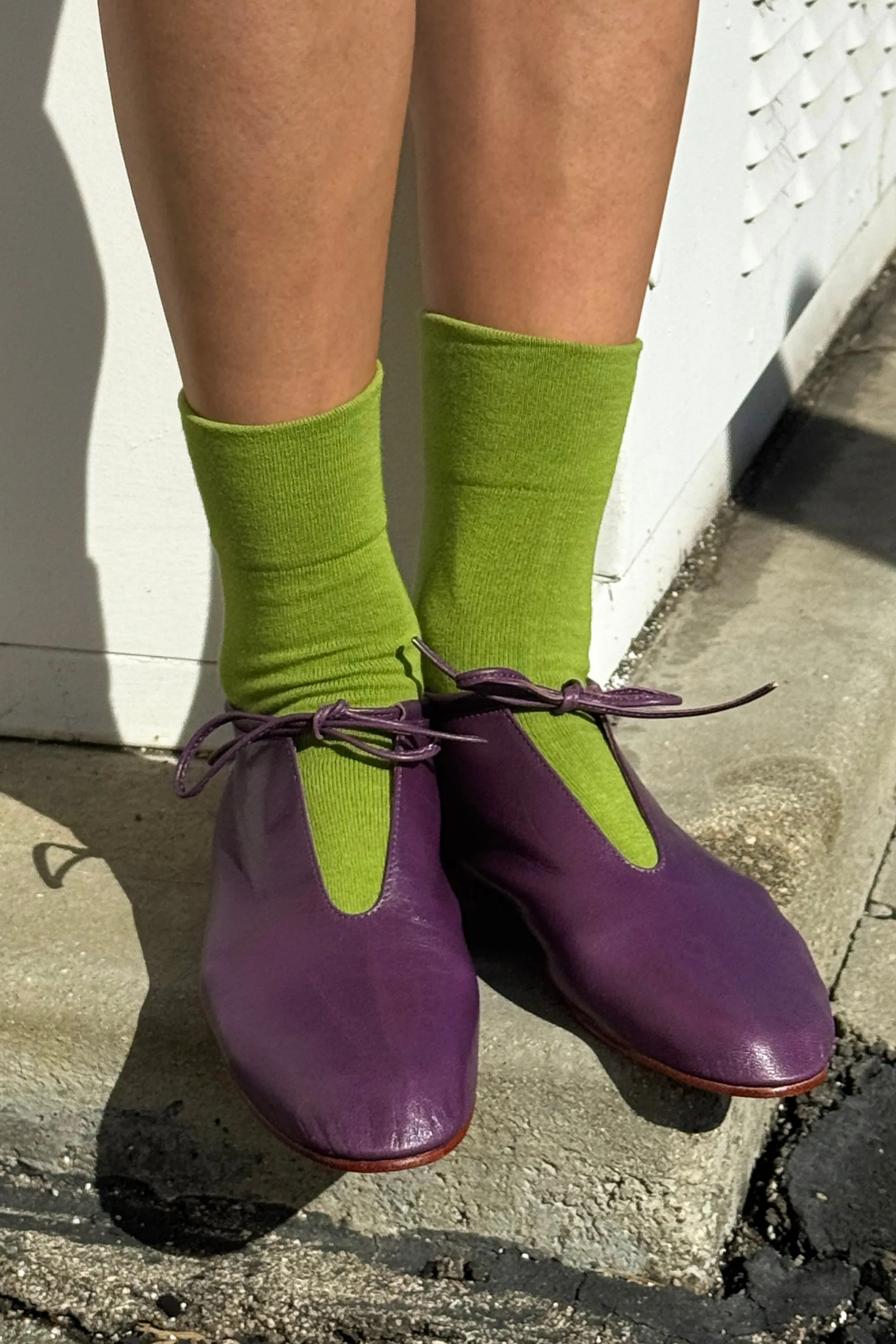 Sneaker Socks - Matcha sold by Le Bon Shoppe product image thumbnail 2