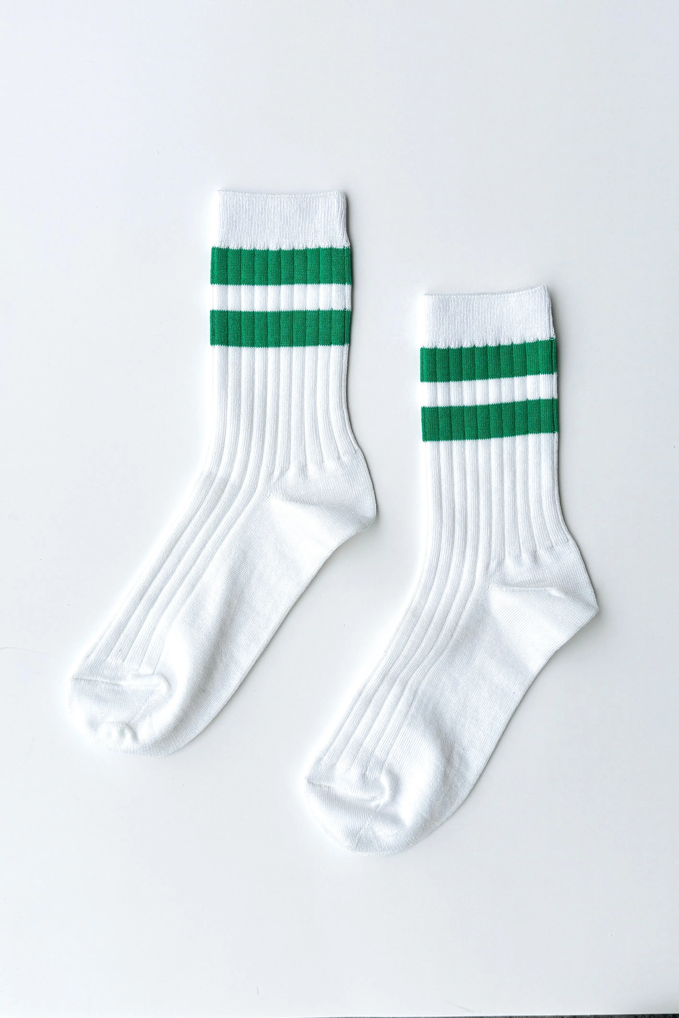 Her Varsity Socks - White Kelly sold by Le Bon Shoppe product image thumbnail 4