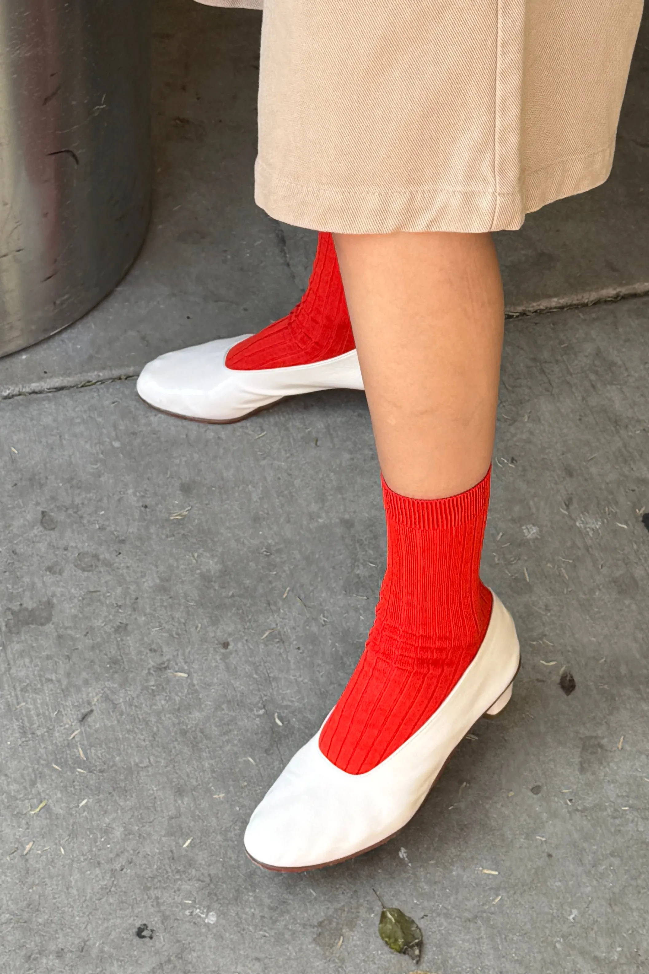 Her Socks (MC cotton) - Ketchup sold by Le Bon Shoppe product image thumbnail 2