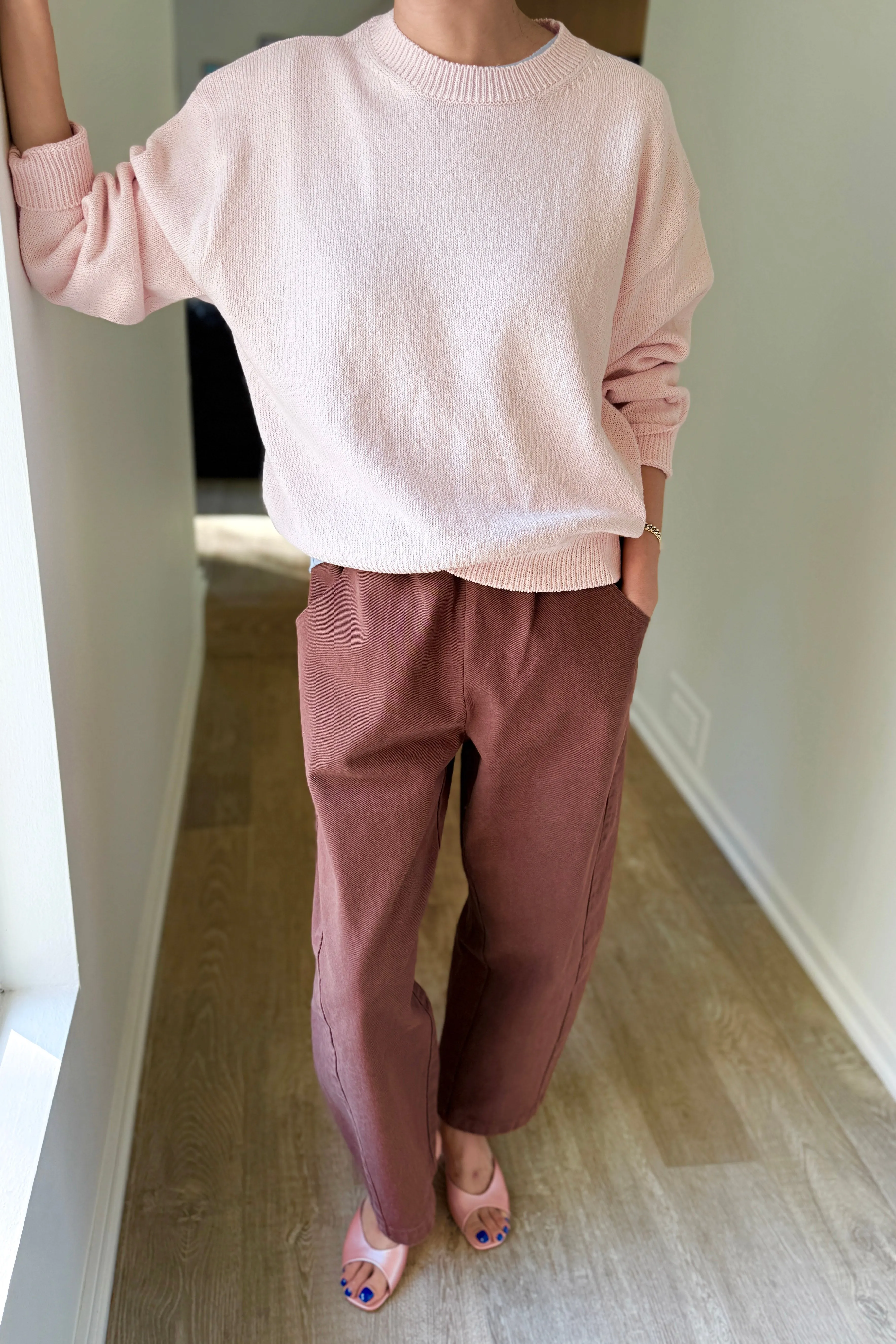 Milo Cotton Sweater - Rosé sold by Le Bon Shoppe product image thumbnail 2