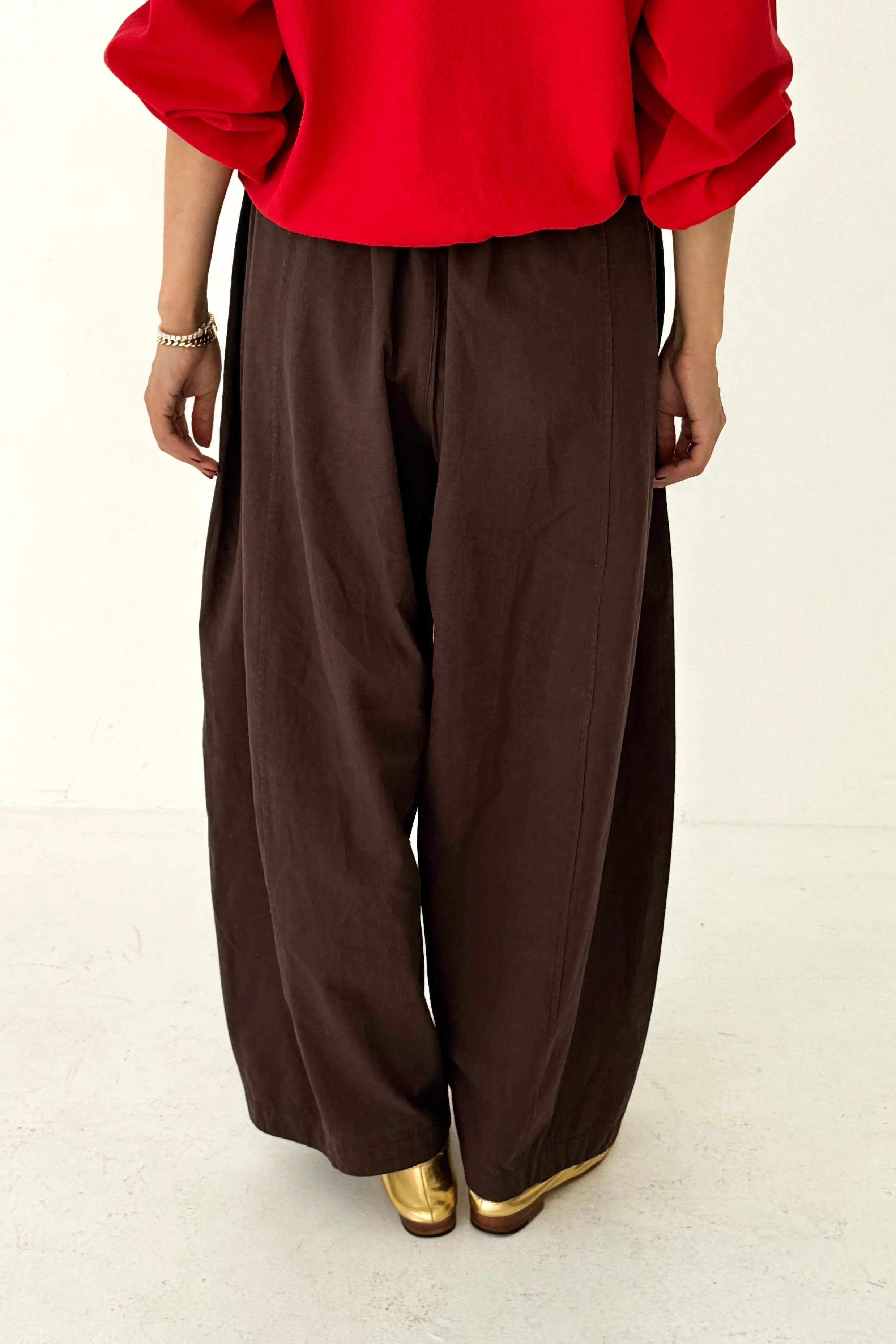 Parachute Pants - Dark Brown sold by Le Bon Shoppe product image thumbnail 3
