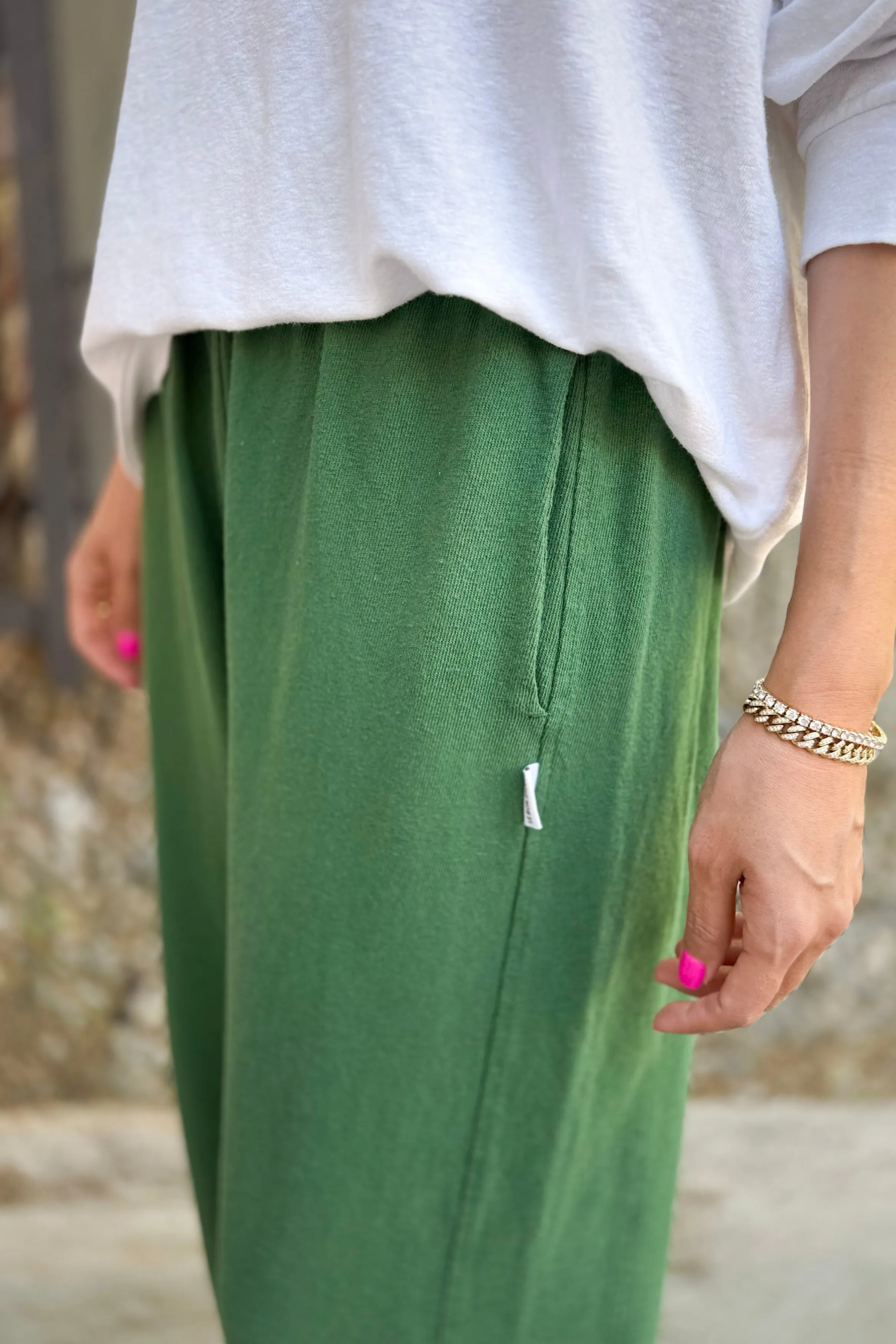 Balloon Pants - Moss Green sold by Le Bon Shoppe product image thumbnail 3