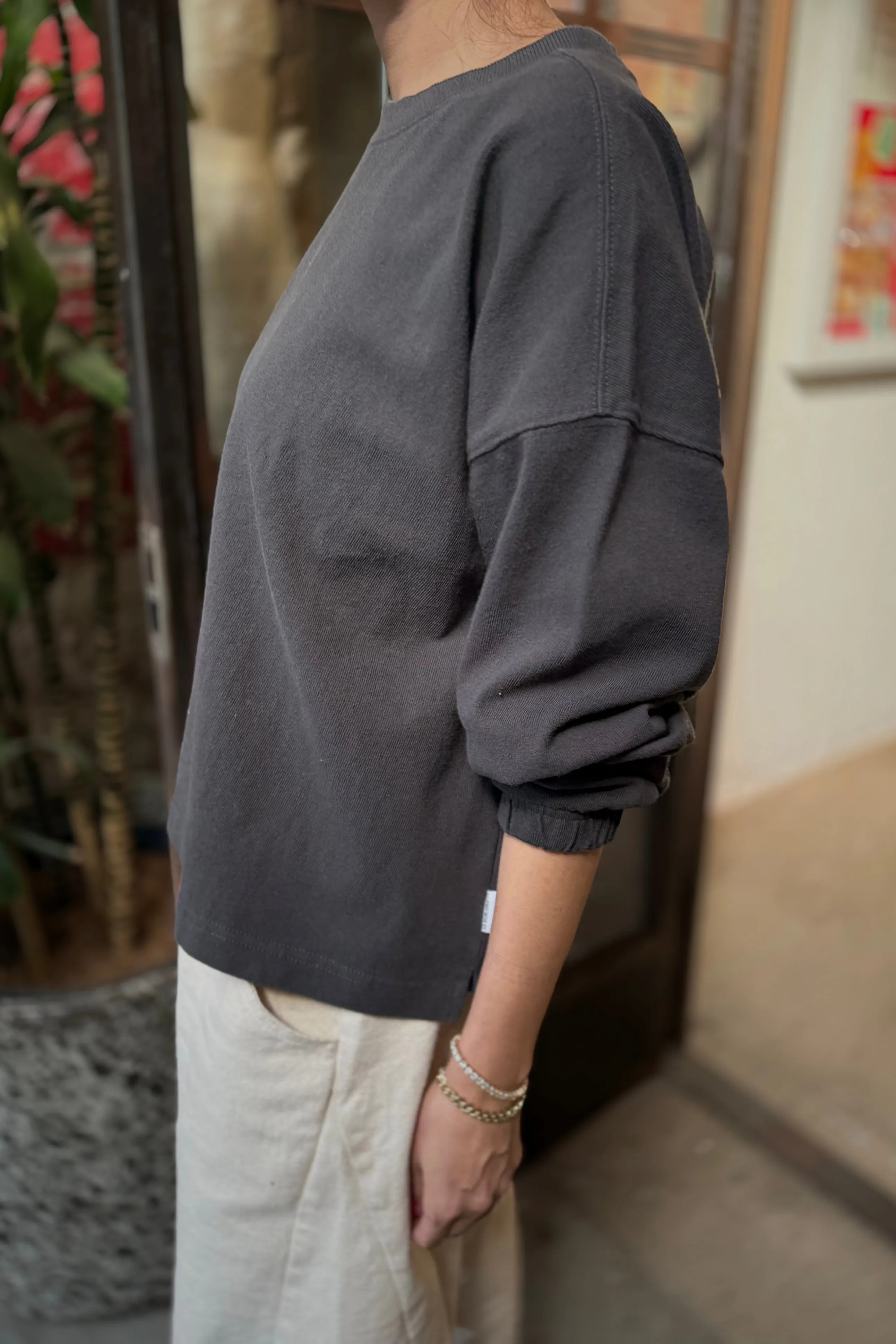 Naturelle Tee - Dark Slate sold by Le Bon Shoppe product image thumbnail 2