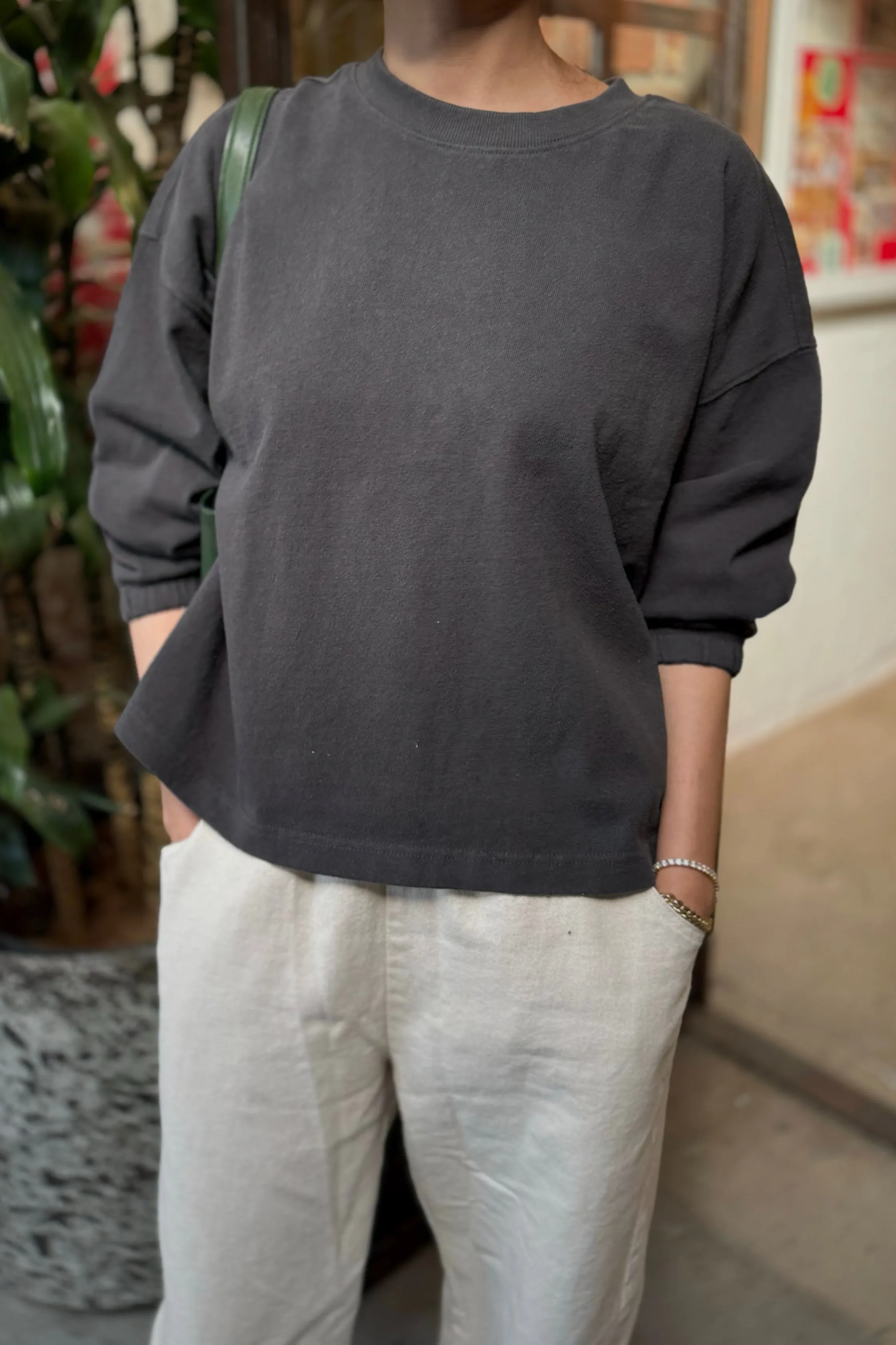 Naturelle Tee - Dark Slate sold by Le Bon Shoppe