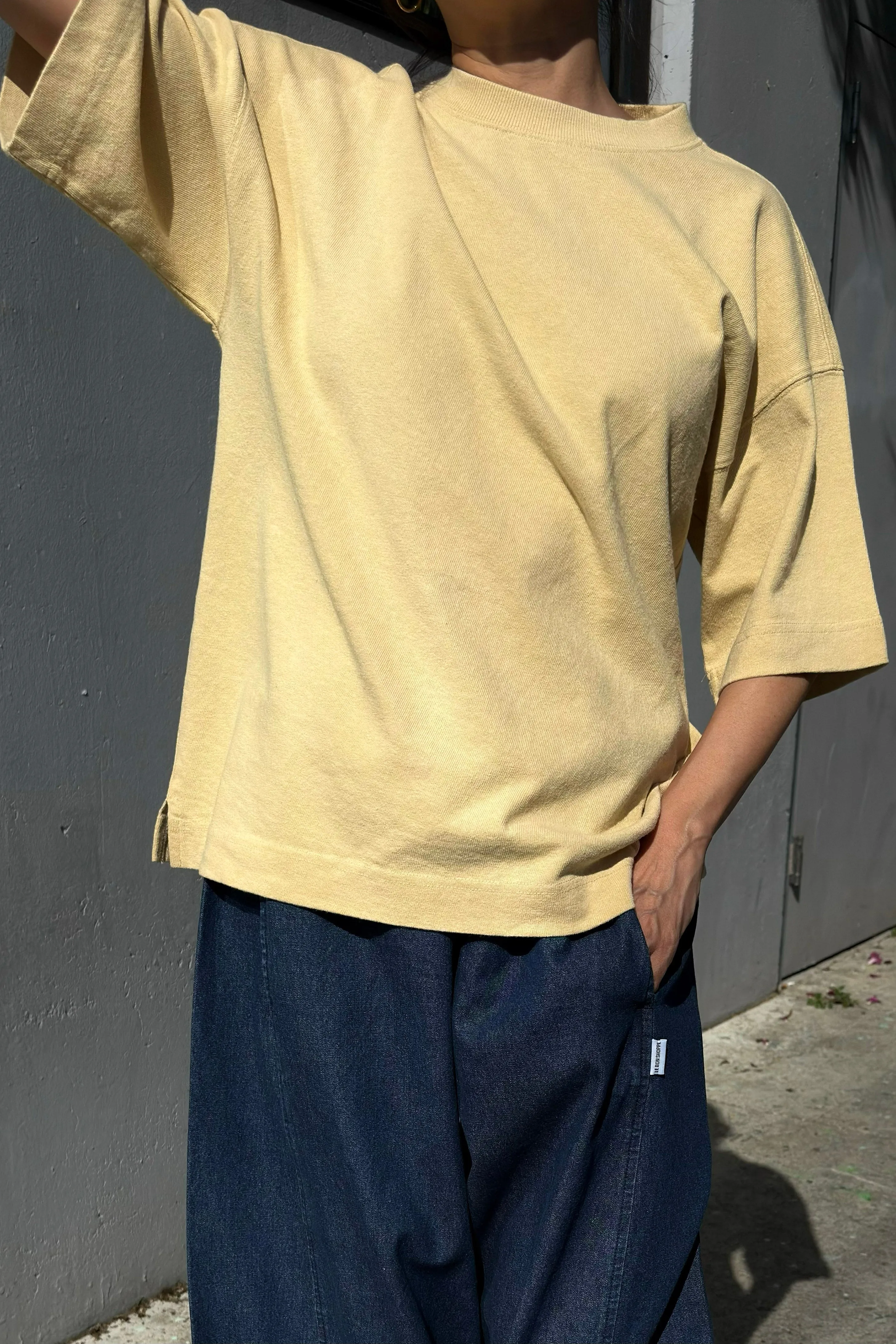 Jayden Tee - Butter sold by Le Bon Shoppe product image thumbnail 2