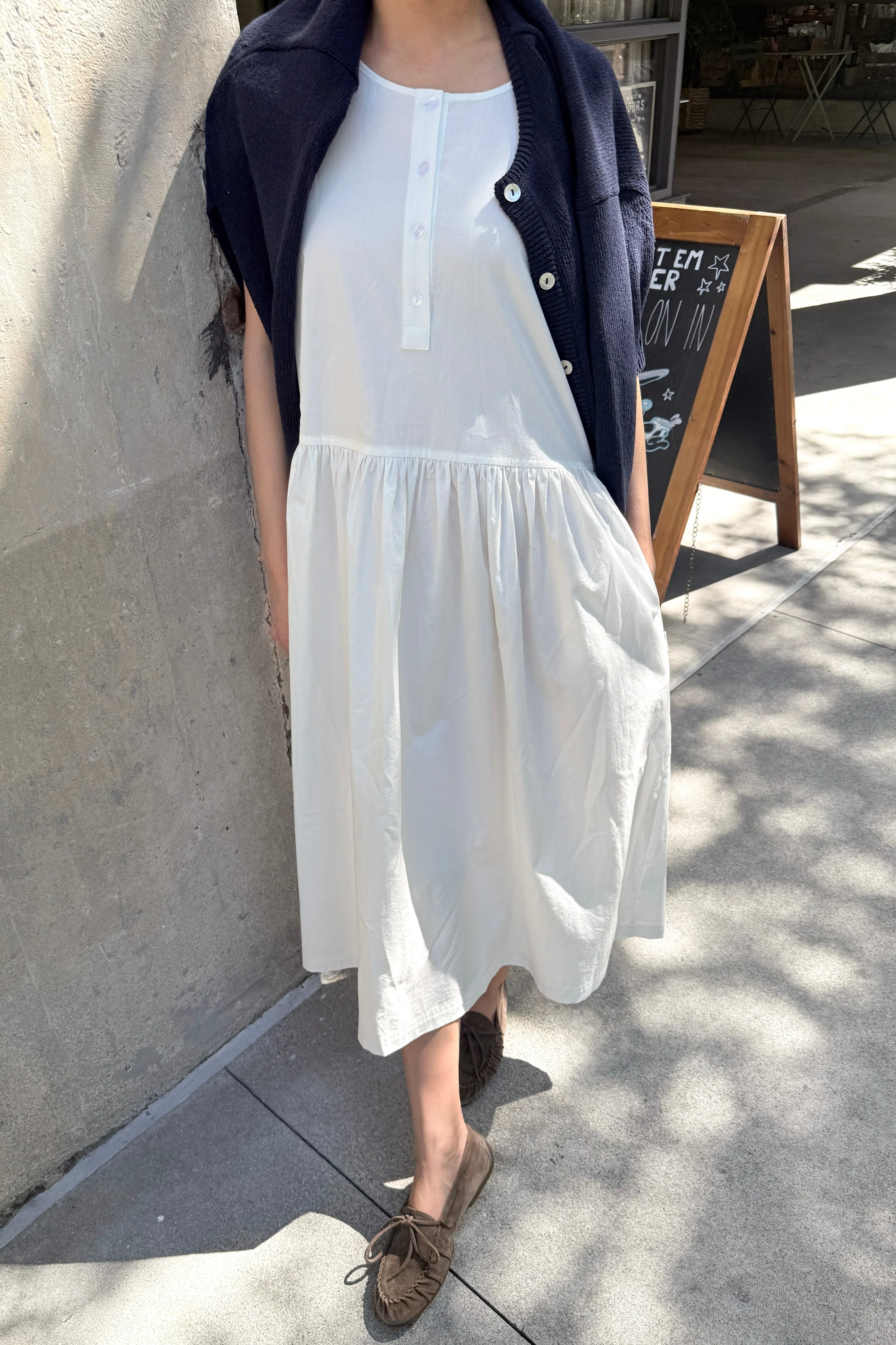 Marianne Dress - White sold by Le Bon Shoppe product image thumbnail 4