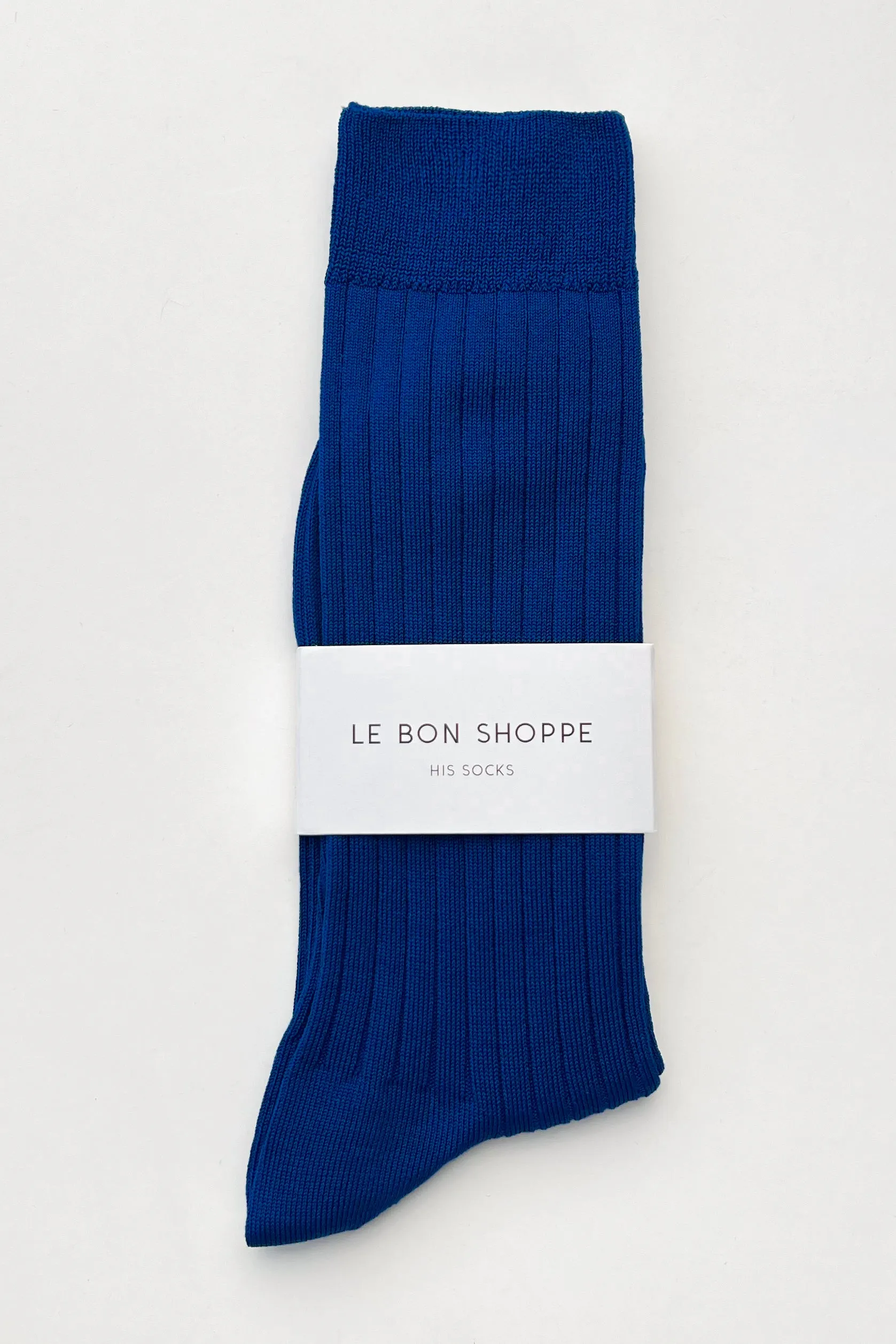 His Socks (MC cotton) - Cobalt sold by Le Bon Shoppe product image thumbnail 3