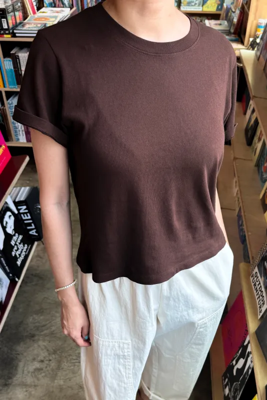 Airy Darling Tee - Dark Cacao made by Le Bon Shoppe