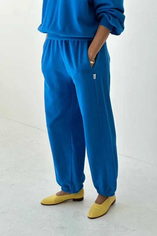 French Terry Balloon Pants - Lagoon made by Le Bon Shoppe