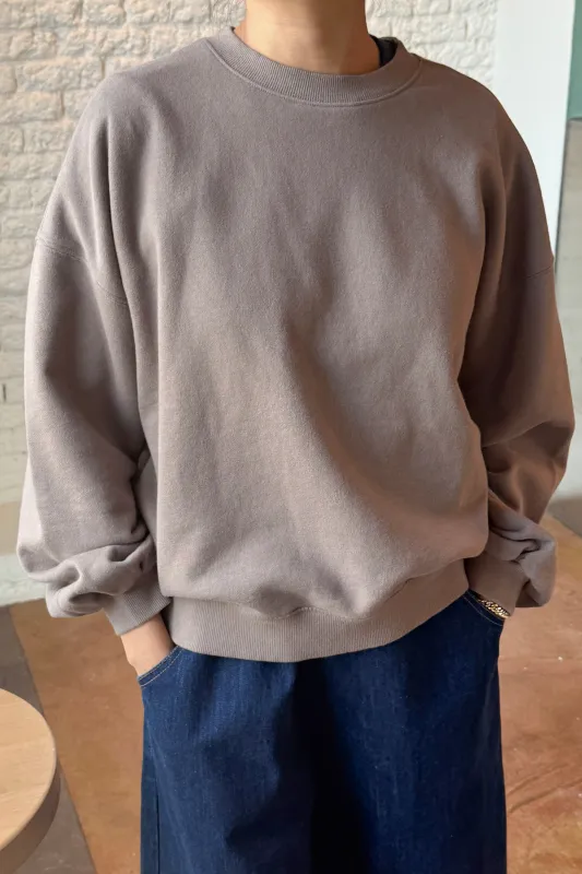 French Terry Core Sweatshirt - Mushroom made by Le Bon Shoppe
