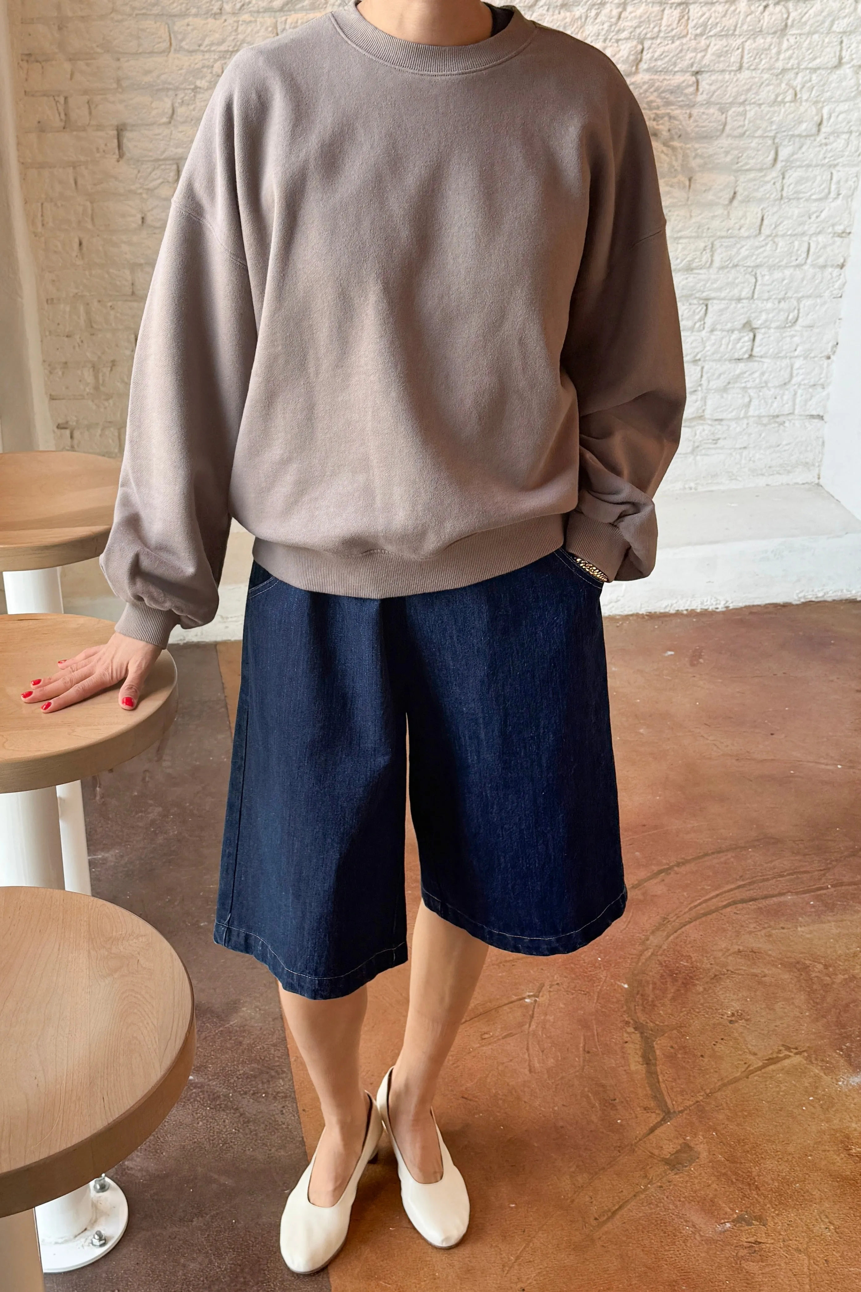 French Terry Core Sweatshirt - Mushroom sold by Le Bon Shoppe product image thumbnail 3