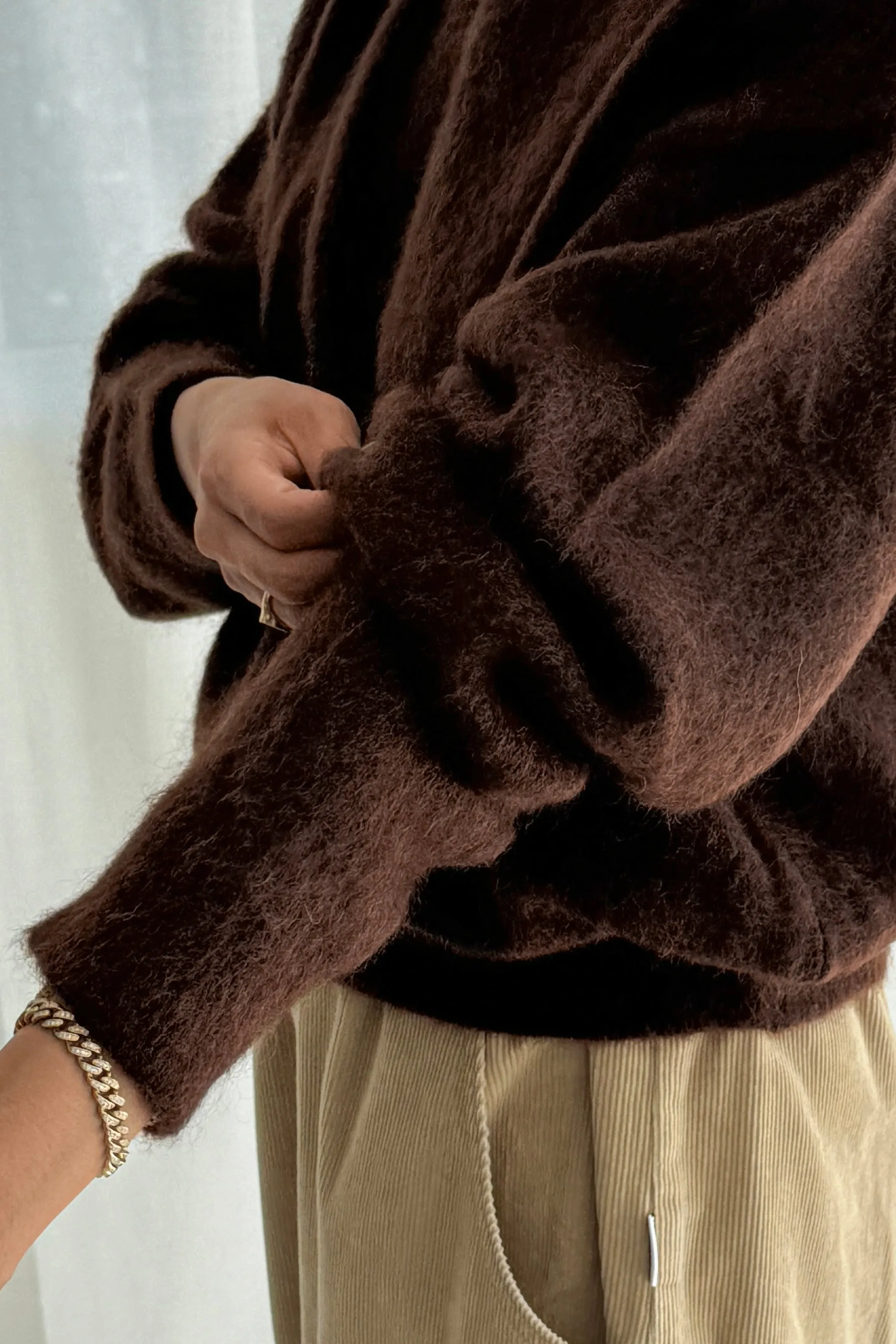 Finn Mohair Sweater - Cocoa Bean sold by Le Bon Shoppe product image thumbnail 4