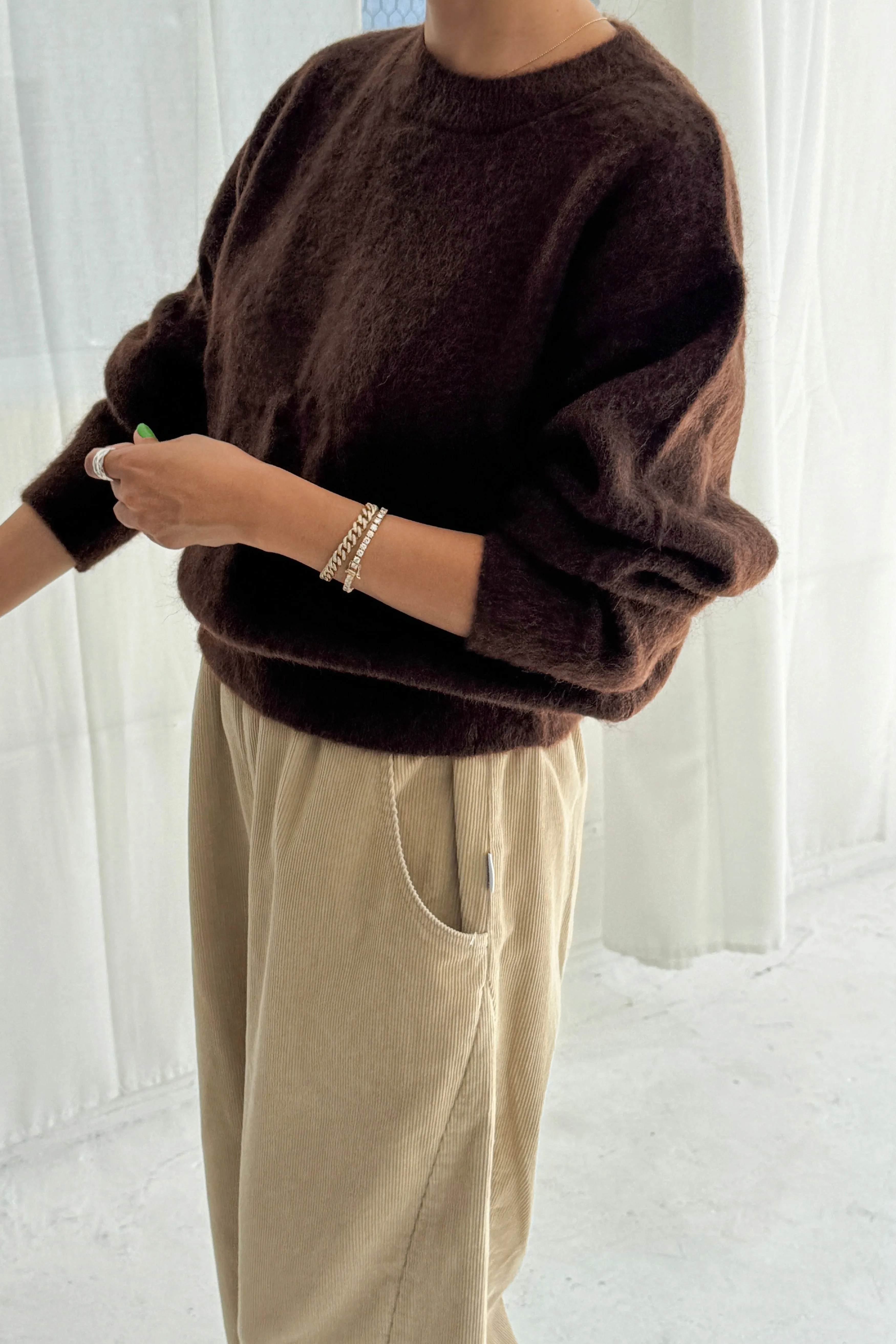 Finn Mohair Sweater - Cocoa Bean sold by Le Bon Shoppe product image thumbnail 2