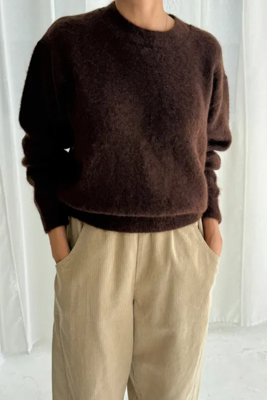Finn Mohair Sweater - Cocoa Bean made by Le Bon Shoppe