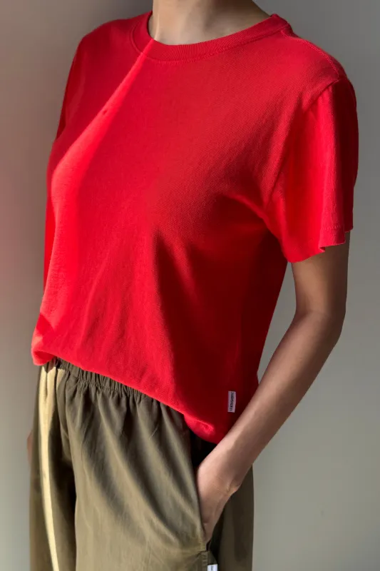Airy Darling Tee - Tomato made by Le Bon Shoppe