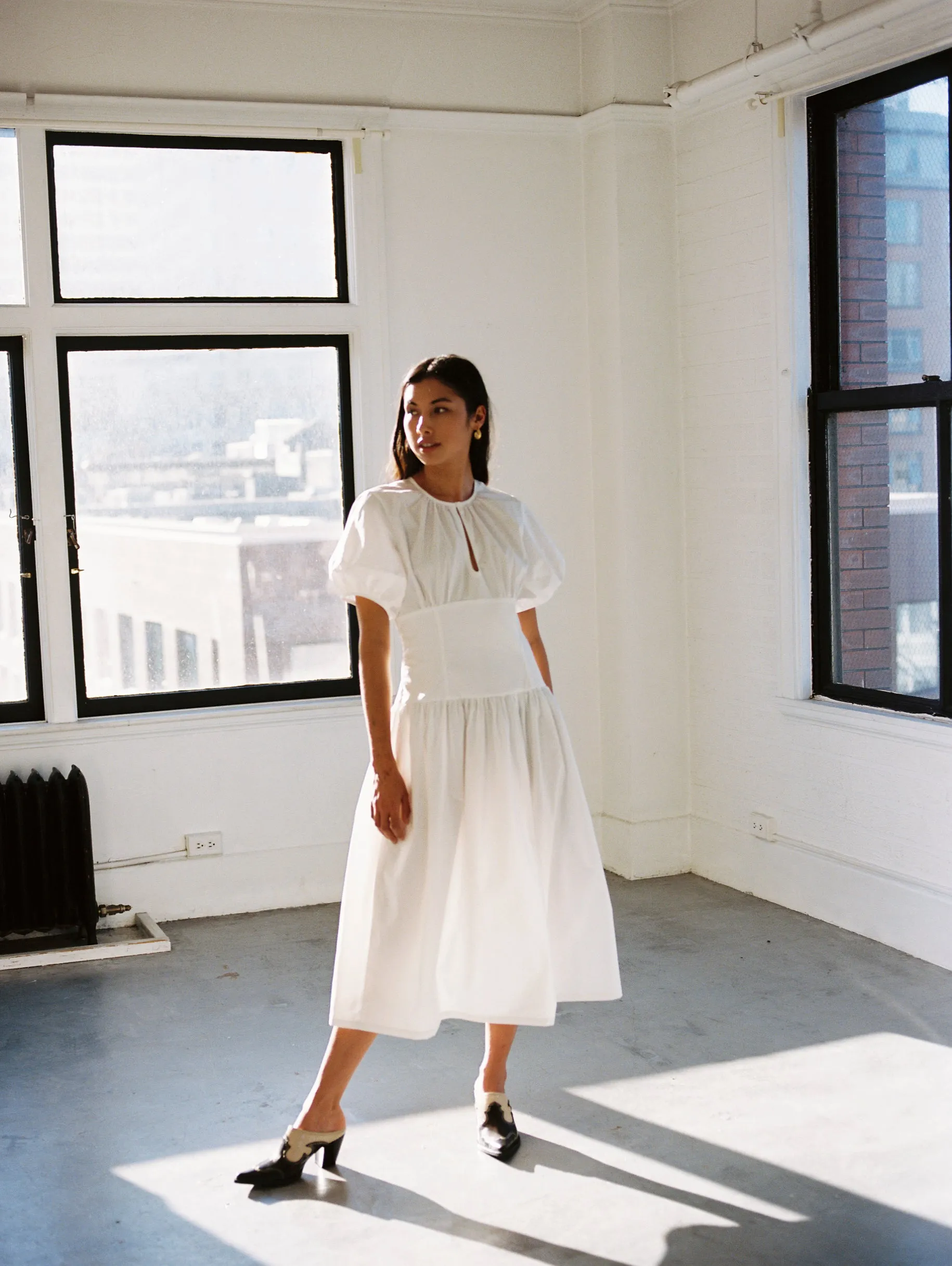 Drea Dress in White sold by A Bronze Age product image thumbnail 5