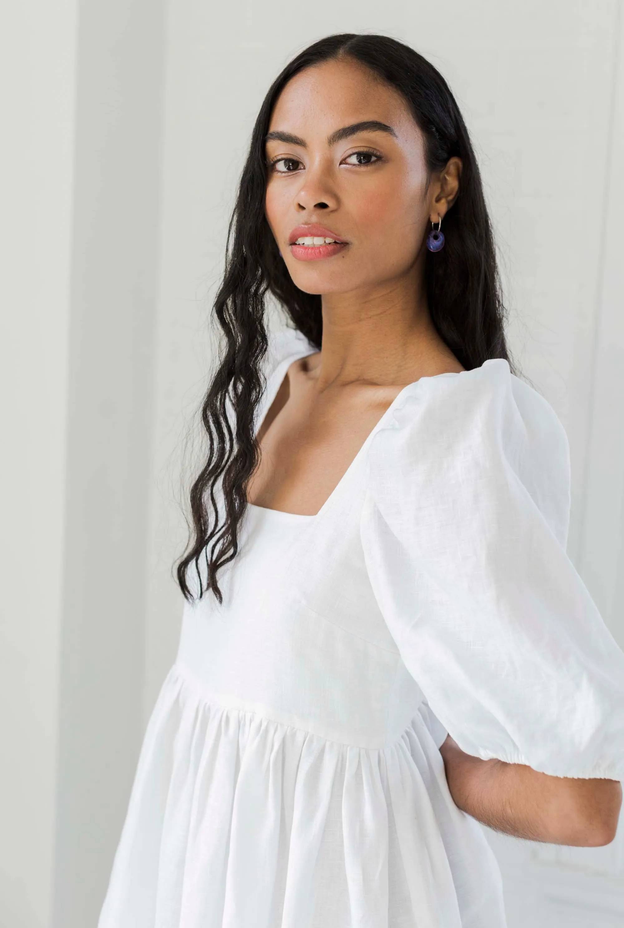 Bridal Manon Mini Puff Dress sold by A Bronze Age product image thumbnail 4