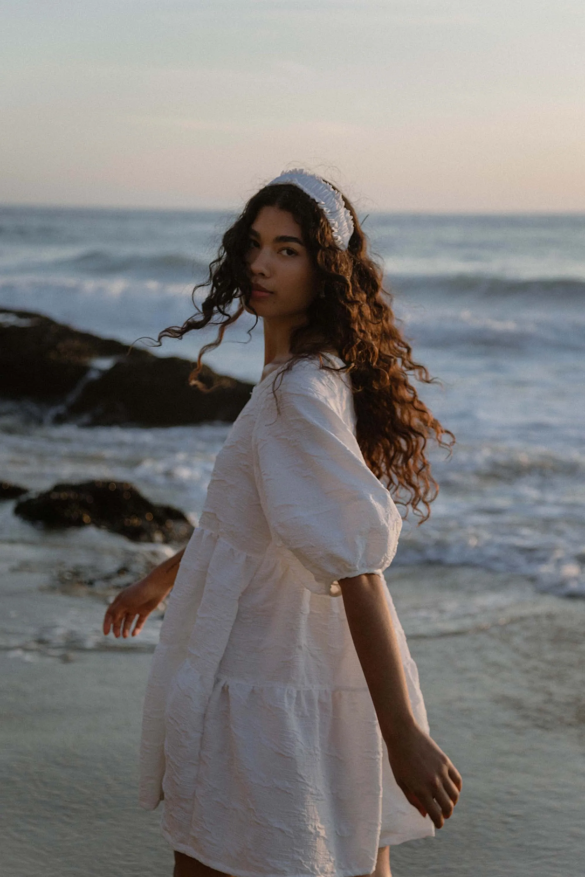 Nati Dress in Crinkle Crepe sold by A Bronze Age product image thumbnail 5