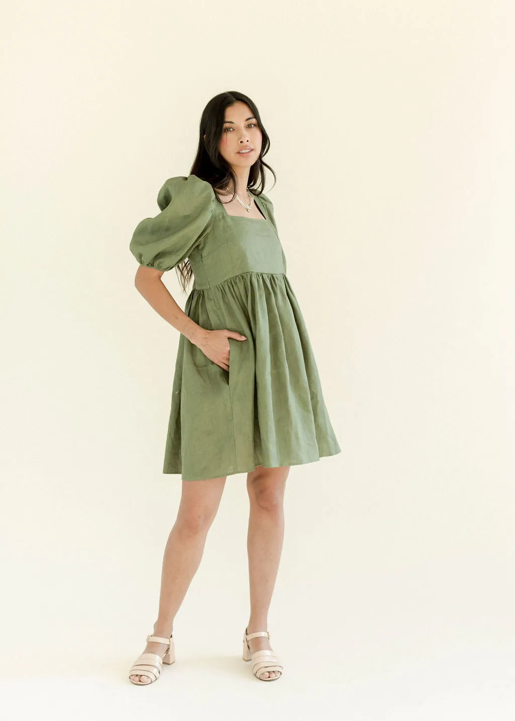Manon Mini Puff Dress sold by A Bronze Age product image thumbnail 2