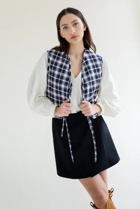 Cropped Freddi Vest made by A Bronze Age