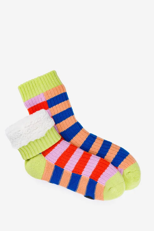SUPER STRIPE HOUSE SOCK sold by Intentionally Blank