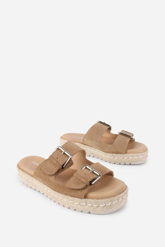 SIMMER FLATFORM SANDAL sold by Intentionally Blank