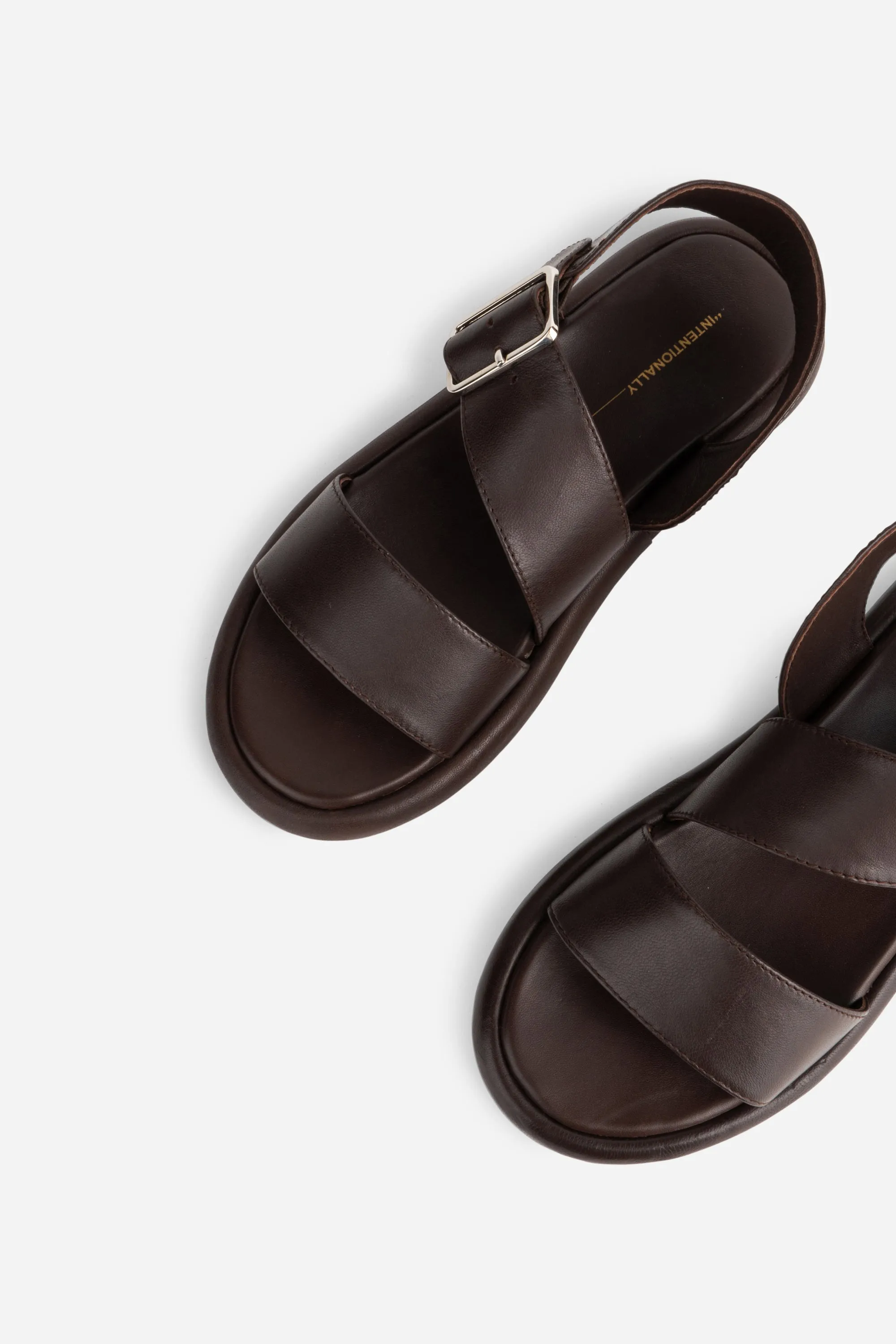 ANDREA LEATHER FLAT SANDAL sold by Intentionally Blank product image thumbnail 4