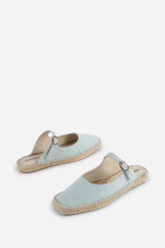 REPORTS DENIM SLIP ON ESPADRILLE made by Intentionally Blank