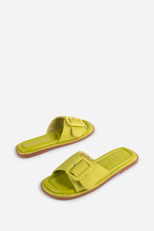 ASTRID SQUARE TOE SANDAL made by Intentionally Blank