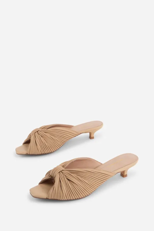 CURFEW LEATHER KITTEN HEEL sold by Intentionally Blank