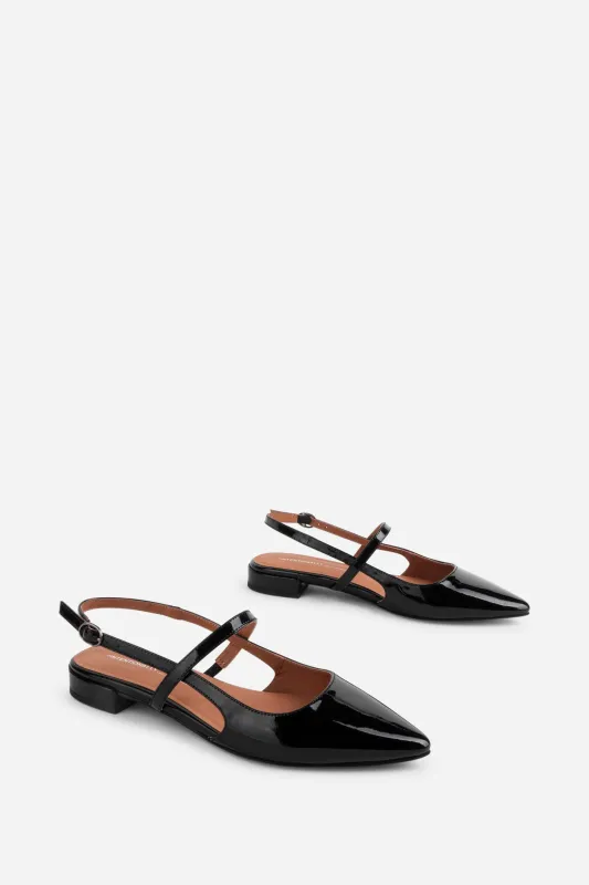 FELIX SLINGBACK FLAT sold by Intentionally Blank