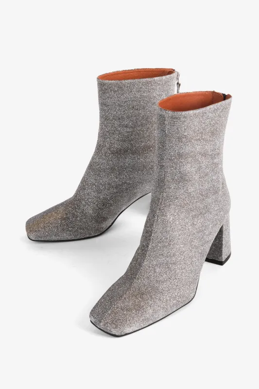 TABATHA TEXTILE HEELED BOOT made by Intentionally Blank