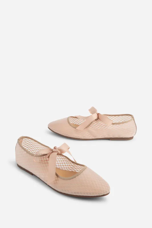 VALLEY MESH BALLET FLAT sold by Intentionally Blank