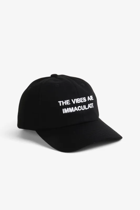 THE VIBES ARE IMMACULATE DAD CAP sold by Intentionally Blank