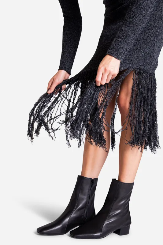 COMBO STRETCH LEATHER ANKLE BOOT made by Intentionally Blank