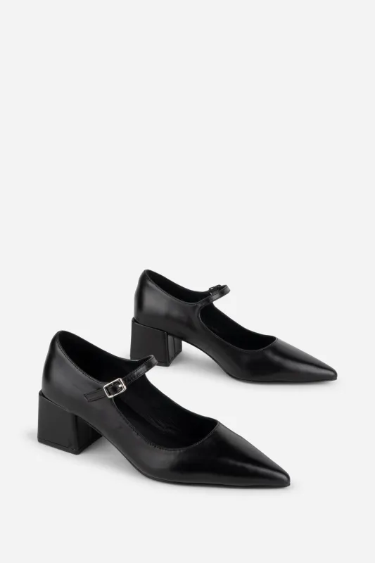 BOND LEATHER MARY JANE HEEL made by Intentionally Blank