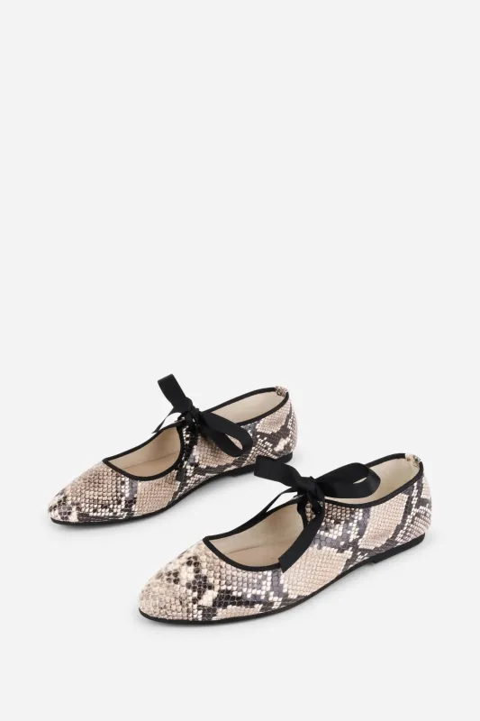 VALLEY SNAKE BALLET FLAT sold by Intentionally Blank