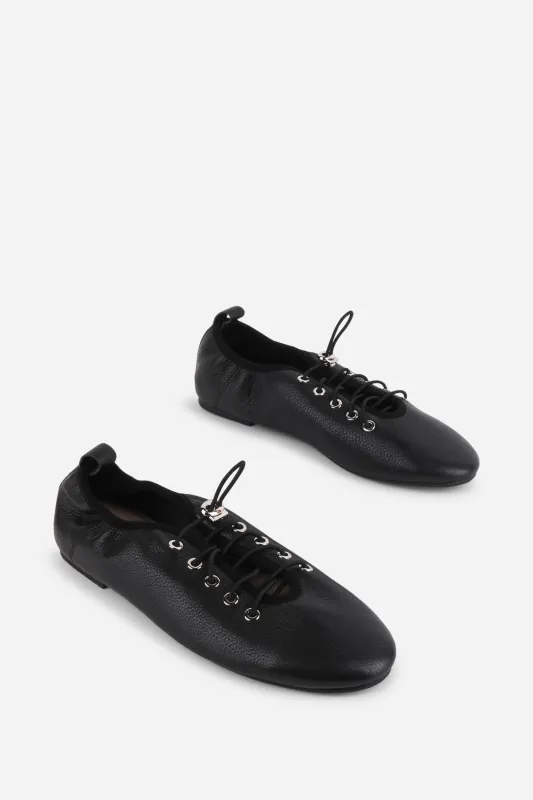 ATOMIC LEATHER BALLET SNEAKERS sold by Intentionally Blank