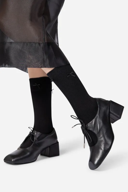 ROCOCO BOW SOCKS made by Intentionally Blank