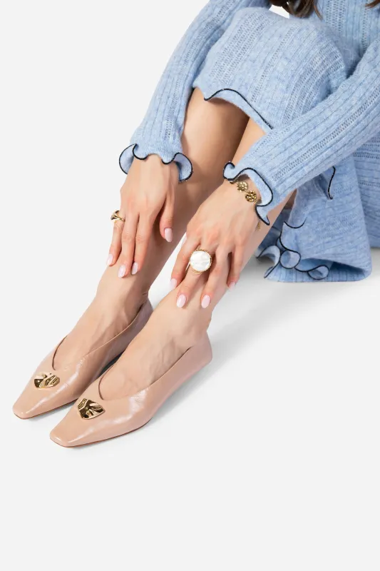 CELDA CRINKLE PATENT FLAT made by Intentionally Blank