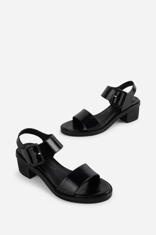 MAZZY STACKED HEEL CITY SANDAL made by Intentionally Blank