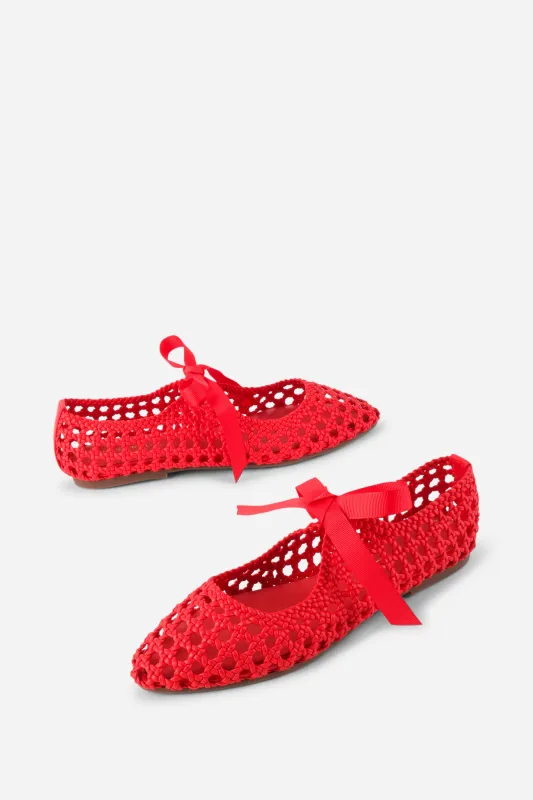 VALLEY WOVEN VEGAN BALLET FLAT sold by Intentionally Blank