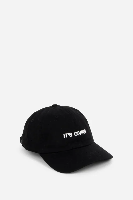 IT'S GIVING DAD CAP made by Intentionally Blank