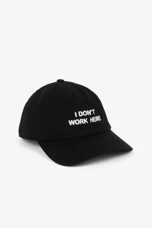 I DON'T WORK HERE DAD CAP made by Intentionally Blank