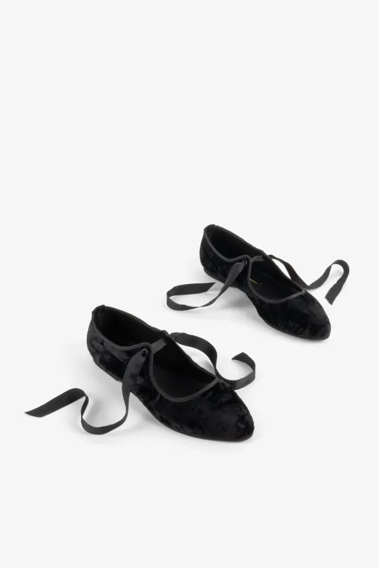 VALLEY VELVET BALLET FLAT sold by Intentionally Blank