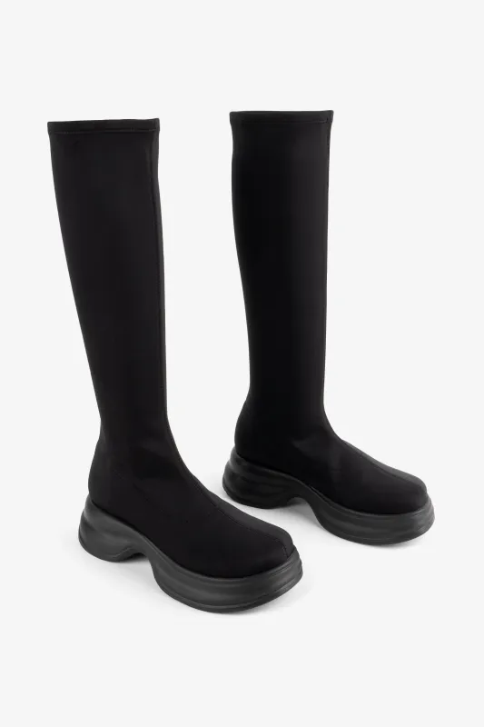 MALMO STRETCH KNEE HIGH BOOT made by Intentionally Blank